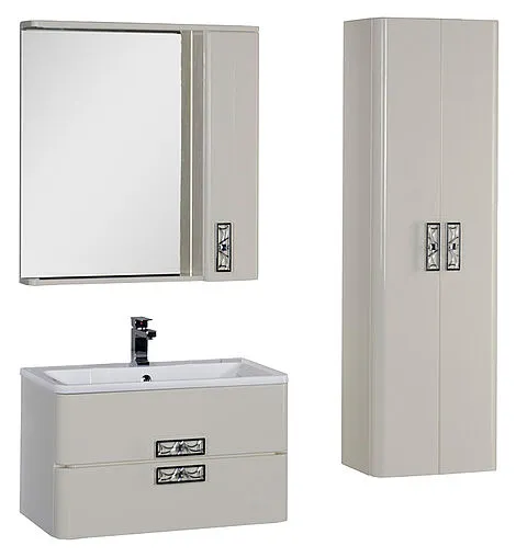 Шкаф-зеркало Aquanet Паллада 90 слоновая кость 175317