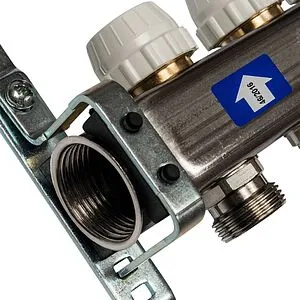 Группа коллекторная с расходомерами 4 отвода 1&quot;в/в x ¾&quot;ек Stout SMS 0917 000004, 5