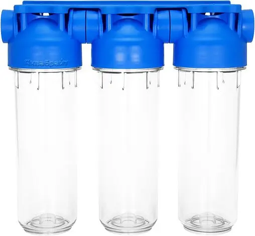 Корпус фильтра ½&quot;в x ½&quot;в Slim Line 10&quot; Аквабрайт АБФ-3-12