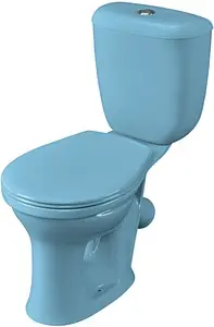 Унитаз-компакт Santeri Виктория голубой 1.P301.6.S06.00B.F Унитаз-компакт Santeri Виктория голубой 1.P301.6.S06.00B.F, 1