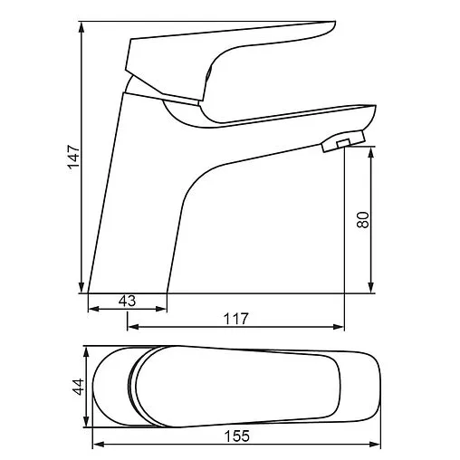 Смеситель для раковины Damixa Jupiter хром 770210001 Смеситель для раковины Damixa Jupiter хром 770210001