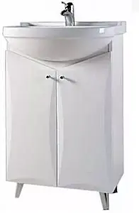 Тумба-умывальник напольная Aquaton Джимми 57 У белый 1A2505K0DJ010 Тумба-умывальник напольная Aquaton Джимми 57 У белый 1A2505K0DJ010, 1