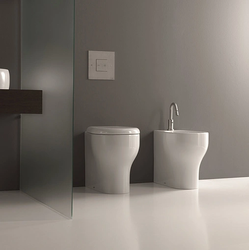 Биде напольное Kerasan K 09 белый 362101