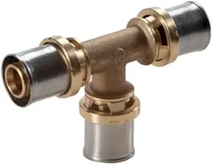 Тройник пресс соединительный 32мм x 32мм x 32мм Giacomini RM150Y011, 1