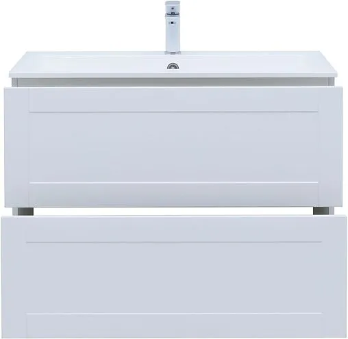 Тумба под умывальник подвесная Aquanet Терра 90 белый матовый 00313235
