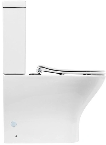Унитаз-компакт безободковый BelBagno Acqua белый BB340CPR+BB340T
