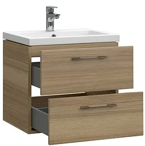 Тумба под умывальник подвесная Cersanit Lara 50 орех 64132 Тумба под умывальник подвесная Cersanit Lara 50 орех 64132, 4