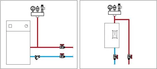 Группа безопасности котла до 50 кВт 1&quot; 3 бар Uni-Fitt 250A4530