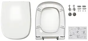 Унитаз-компакт Sanita Luxe Infinity mono SL DM Slim белый INFSLCC01270822 Унитаз-компакт Sanita Luxe Infinity mono SL DM Slim белый INFSLCC01270822, 5