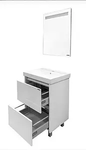 Тумба-умывальник напольный Comforty Дублин 60 белый 00004137134CF, 4