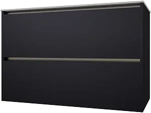 Тумба-умывальник подвесная Allen Brau Activity 100 антрацит/олива браш 1.34014.AM+, 3