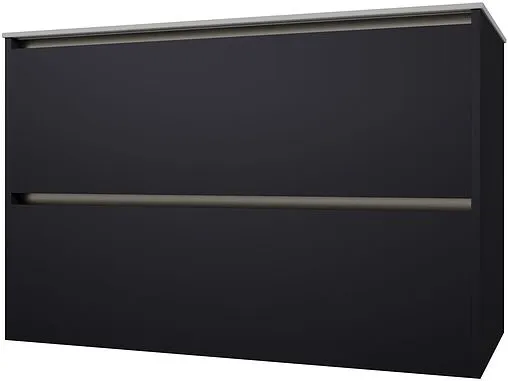 Тумба-умывальник подвесная Allen Brau Activity 100 антрацит/олива браш 1.34014.AM+