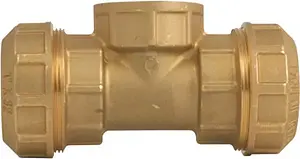 Тройник компрессионный переходной 25мм x ¾&quot;в x 25мм Itap 7350034025, 1