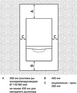 Настенный конденсационный газовый котел одноконтурный турбированный 100кВт Vaillant ecoTEC plus VU 1006/5-5 0010015578, 4