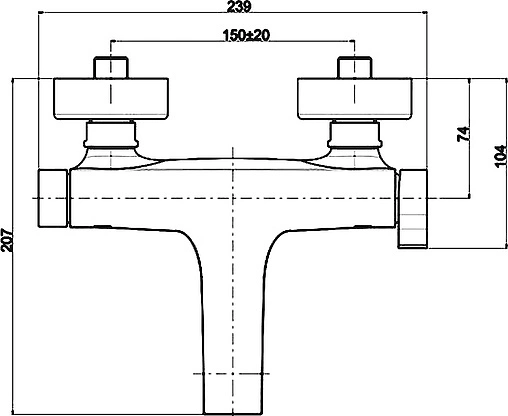 Смеситель для ванны Fima Carlo Frattini Zeta хром F3964/1CR