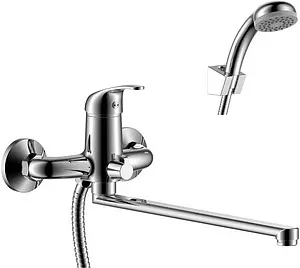 Смеситель для ванны с длинным изливом Rossinka хром Y35-32 Смеситель для ванны с длинным изливом Rossinka хром Y35-32, 1