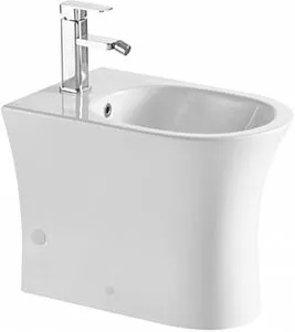 Биде напольное Aquanet Roll белый Roll-B Биде напольное Aquanet Roll белый Roll-B, 1