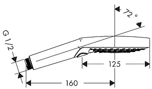 Лейка ручного душа Hansgrohe Raindance Select S 120 3jet полированное золото 26530990 Лейка ручного душа Hansgrohe Raindance Select S 120 3jet полированное золото 26530990, 2