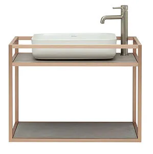 Тумба-умывальник подвесная Allen Brau Liberty 75 медь браш 1.33001.60+, 3