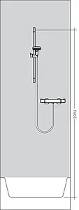 Душевая стойка с термостатом Hansgrohe Ecostat Comfort/Croma Select S 110 Vario 3jet 90см хром/белый 27014400 Душевая стойка с термостатом Hansgrohe Ecostat Comfort/Croma Select S 110 Vario 3jet 90см хром/белый 27014400, 4