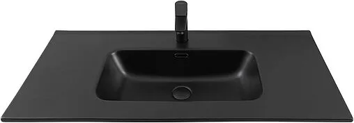 Раковина Aquanet Flat 100 черный матовый 00329257