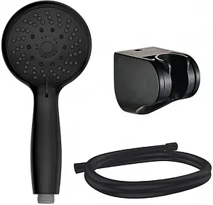 Душевой набор Swedbe Hermes чёрный матовый 5135B, 1