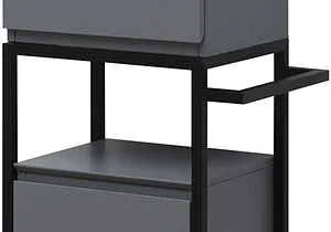 Полотенцедержатель Allen Brau Priority чёрный браш 1.31008.BB, 1