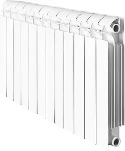 Радиатор биметаллический 12 секций Global Style Plus 350 STP03501012 Радиатор биметаллический 12 секций Global Style Plus 350 STP03501012, 1