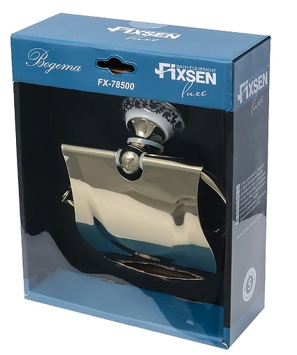 Держатель туалетной бумаги Fixsen Bogema gold золото/белый FX-78510G