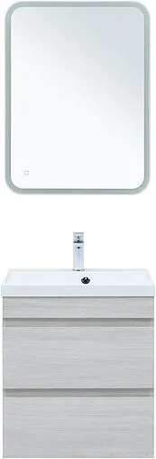 Тумба-умывальник подвесная Aquanet Нота New 60 дуб холден 00334203+00281220