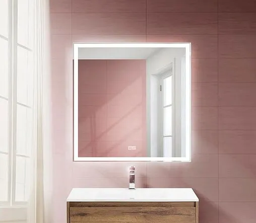 Зеркало с подсветкой BelBagno 80x80 с подогревом SPC-GRT-800-800-LED-TCH-WARM