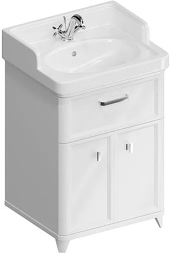 Тумба-умывальник напольная Kerama Marazzi Pompei 60 белый PO.N.60.1\WHT+PO.wb.60