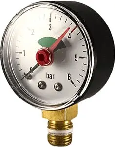 Манометр радиальный STI 50мм 6 бар ¼&quot;, 1