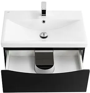 Тумба-умывальник подвесная BelBagno MARINO-CER 70 Nero Lucido MARINO-CER-700-2C-SO-NL-P+BB-0321-70-LVB, 4