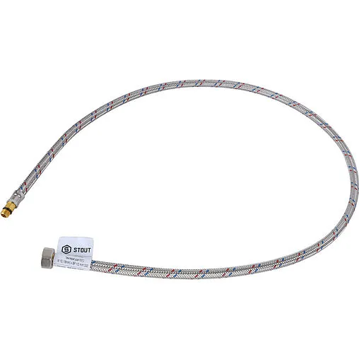 Гибкая подводка для смесителя Stout 1.2м x ½&quot;в x М10x1 L18мм SHF-0030-181015