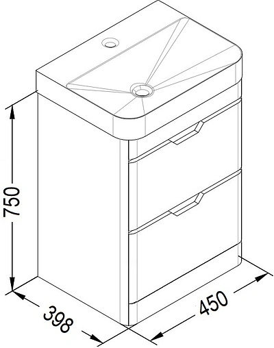 Тумба-умывальник напольная ISVEA Fonte 48 красный 21USS105048I+10SQ50048SV Тумба-умывальник напольная ISVEA Fonte 48 красный 21USS105048I+10SQ50048SV
