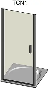 Дверь в нишу 900мм прозрачное стекло Roltechnik Tower Line TCN1/900 728-9000000-01-02 Дверь в нишу 900мм прозрачное стекло Roltechnik Tower Line TCN1/900 728-9000000-01-02, 3