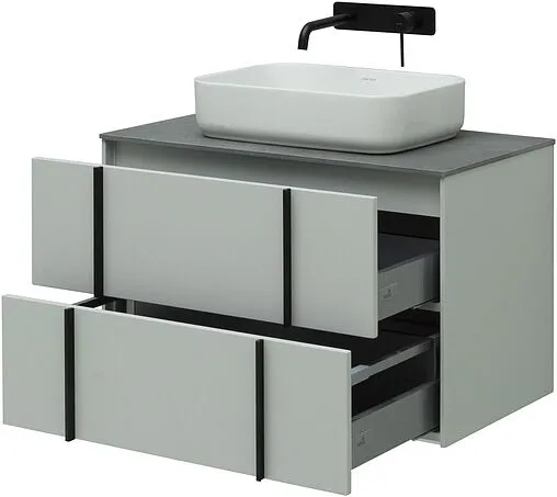 Тумба-умывальник подвесной Allen Brau Reality 80 папирус 1.32005.PWM+