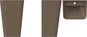 Раковина ISVEA Sott'Aqua 50 коричневый 10SQ37001SV-2H, 1