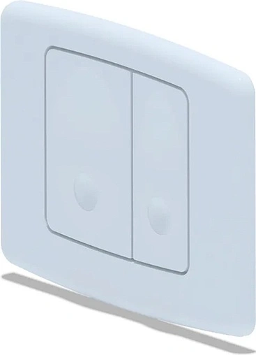 Комплект 5 в 1 Ани Пласт Элеганс WN1110 с кнопкой белый глянцевый