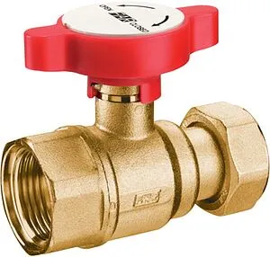 Кран шаровый с накидной гайкой (под термометр) ¾"в x 1"нг синий Far FS 3053 134B Кран шаровый с накидной гайкой (под термометр) ¾"в x 1"нг синий Far FS 3053 134B, 1