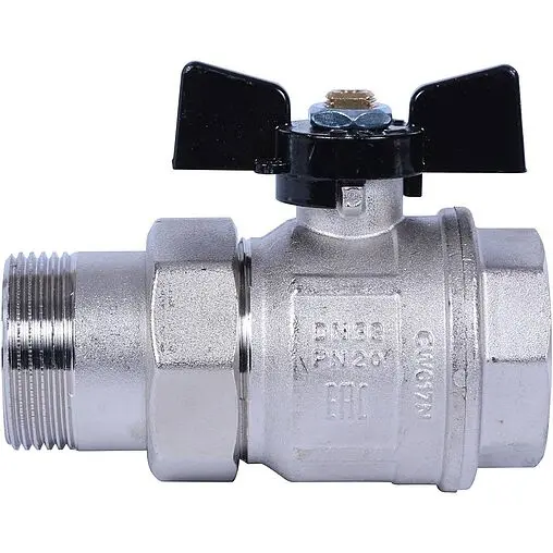 Кран шаровый с американкой 1¼&quot;в x 1¼&quot;н Bugatti New Jersey 09220007