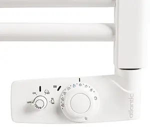 Полотенцесушитель электрический лесенка Atlantic 2012 1248x400 NW 500W белый 850308, 4