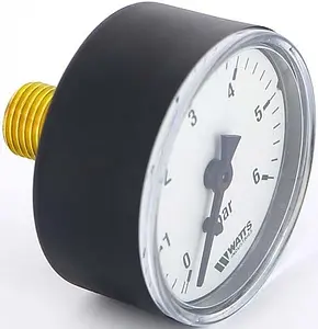 Манометр аксиальный Watts MAL 50мм 6 бар ¼" 10008092 Манометр аксиальный Watts MAL 50мм 6 бар ¼" 10008092, 2