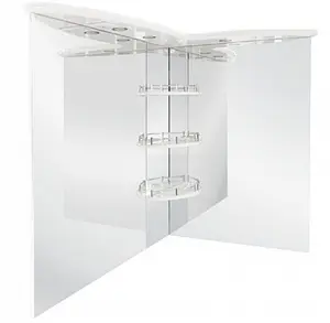 Зеркало с подсветкой Aquaton Лас-Вегас 100 R белый 1A0513K0LA01R, 1