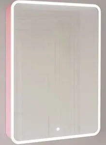 Шкаф-зеркало Jorno Pastel 60 розовый иней Pas.03.60/PI, 4