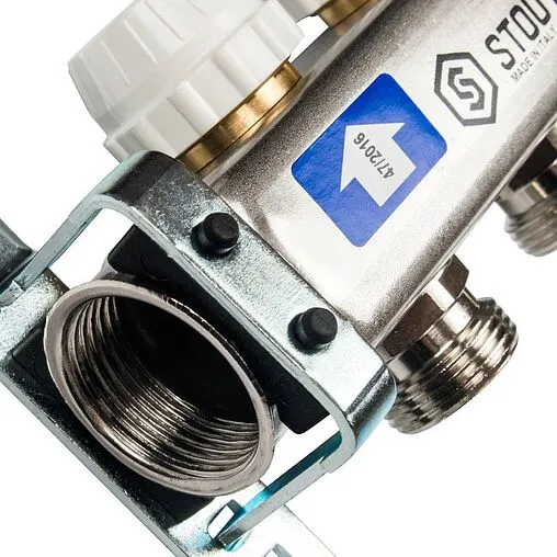 Группа коллекторная с расходомерами 2 отвода 1"в/в x ¾"ек Stout SMS 0917 000002