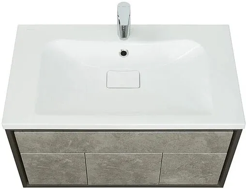 Тумба под умывальник подвесная Aquaton Уэльс 80 графит 1A267901WA6A0