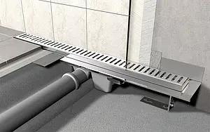 Лоток душевой 1050мм h=85мм 1.15л/сек AlcaPlast APZ1-1050, 2
