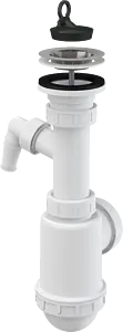 Сифон бутылочный для мойки AlcaPlast A441P-DN50/40 Сифон бутылочный для мойки AlcaPlast A441P-DN50/40, 1